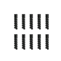 10pcs Cable Protector Silicone Charge Cable Spiral Winder Wire End Cord Savers Cover For Phone USB Charger Cable Accessories
